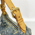 Louis Vuitton Shoulder Bag Monogram Denim PM Blue — view 8