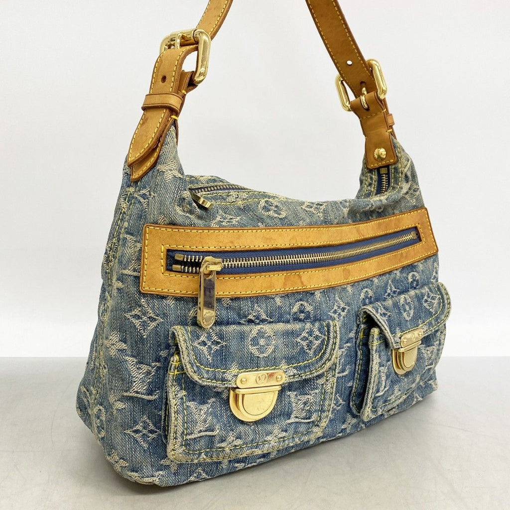 Louis Vuitton Shoulder Bag Monogram Denim PM Blue — view 2