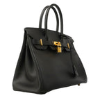 Hermes Handbag Birkin 30 Veau Epsom Black Gold — view 2