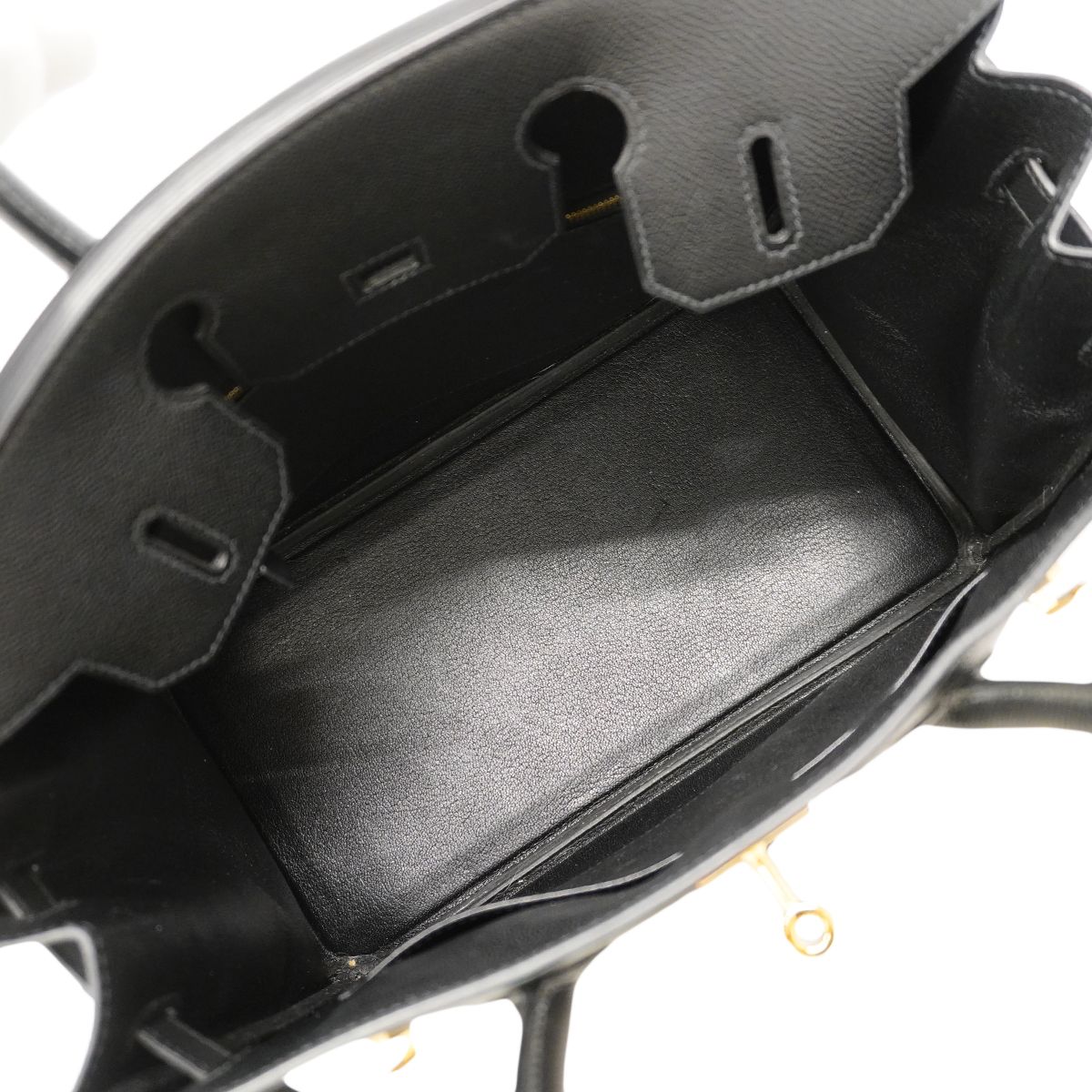 Hermes Handbag Birkin 30 Veau Epsom Black Gold — view 4