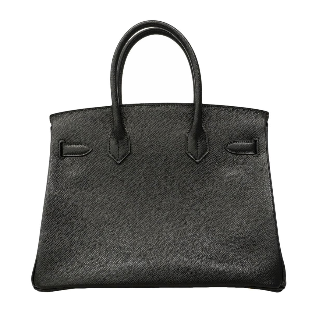 Hermes Handbag Birkin 30 Veau Epsom Black Gold — view 8