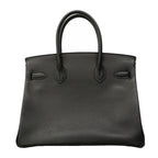 Hermes Handbag Birkin 30 Veau Epsom Black Gold — view 8