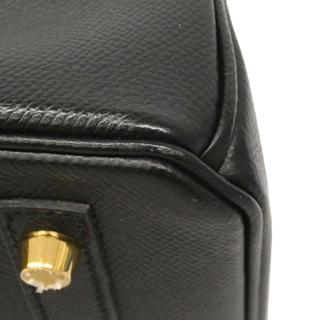Hermes Handbag Birkin 30 Veau Epsom Black Gold — view 6