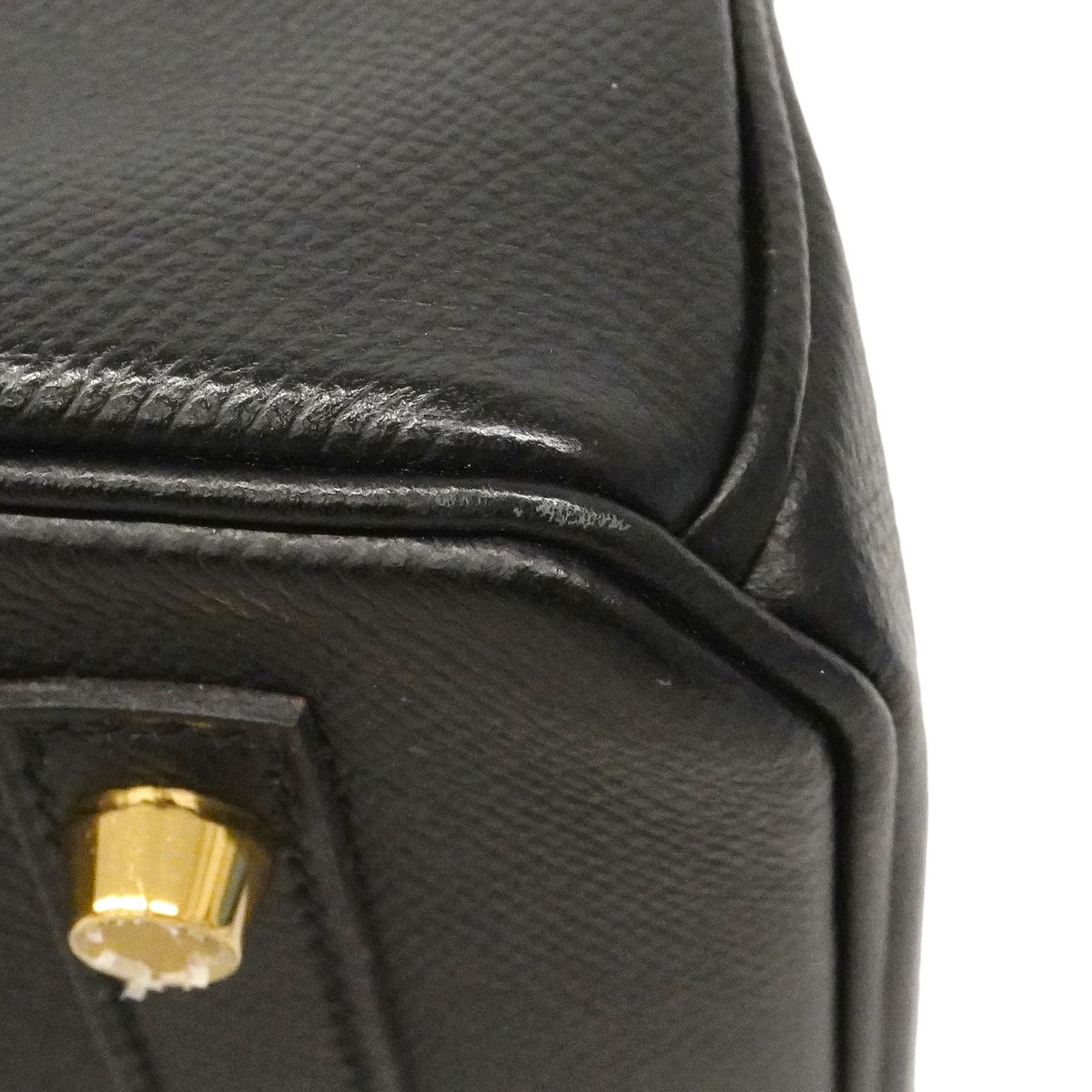 Hermes Handbag Birkin 30 Veau Epsom Black Gold — view 6