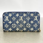 Louis Vuitton Wallet Monogram Jacquard Denim Zippy Marine — view 8