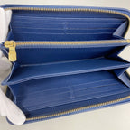 Louis Vuitton Wallet Monogram Jacquard Denim Zippy Marine — view 3