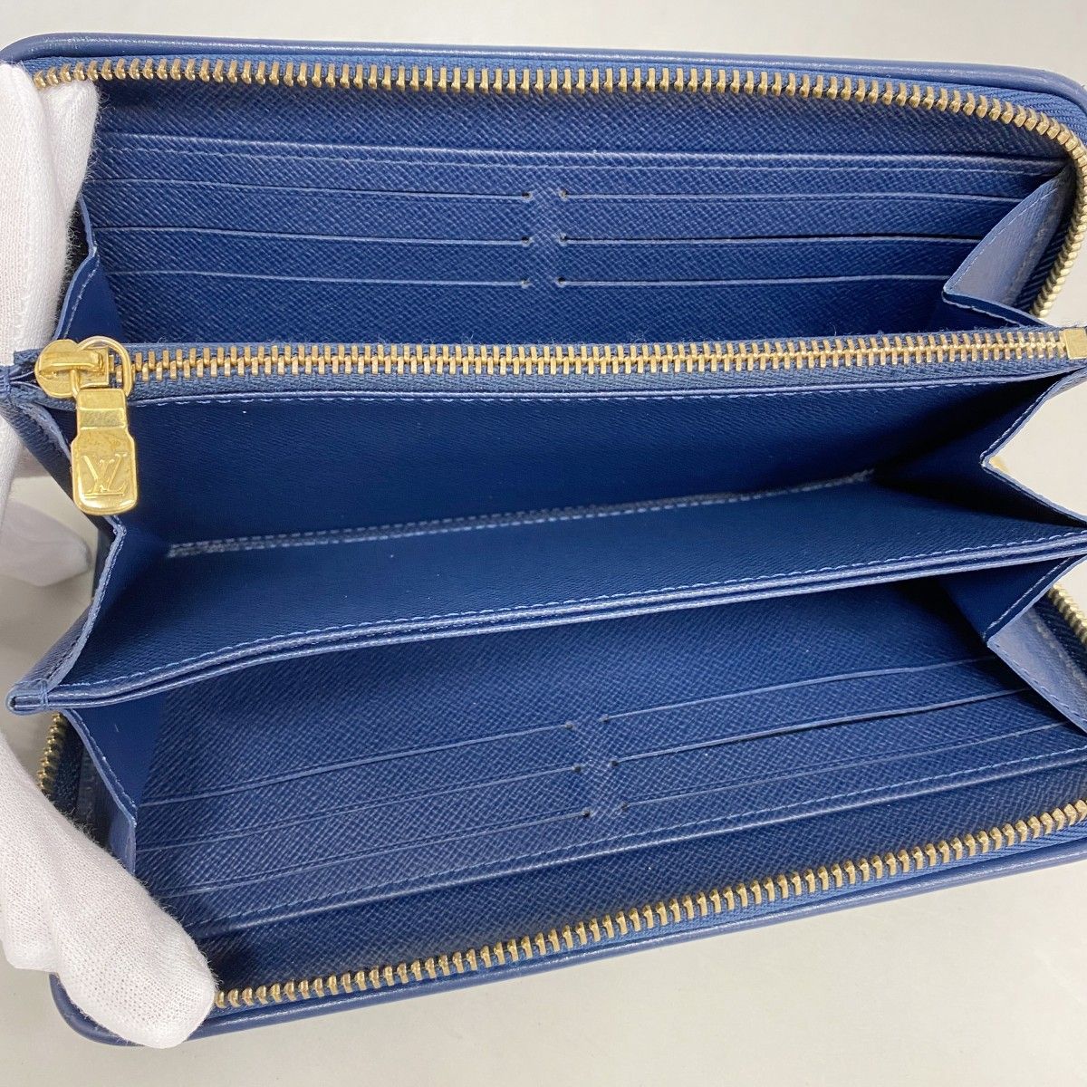 Louis Vuitton Wallet Monogram Jacquard Denim Zippy Marine — view 3
