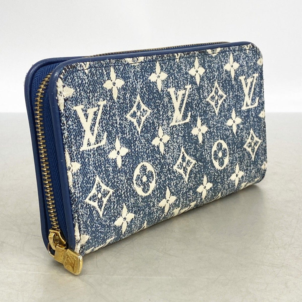 Louis Vuitton Wallet Monogram Jacquard Denim Zippy Marine — view 2