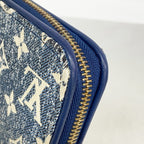Louis Vuitton Wallet Monogram Jacquard Denim Zippy Marine — view 6