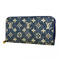 Louis Vuitton Wallet Monogram Jacquard Denim Zippy Marine