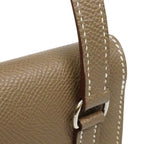 Hermes Shoulder Bag Naptoupe Veau Epsom Etoupe Silver — view 8