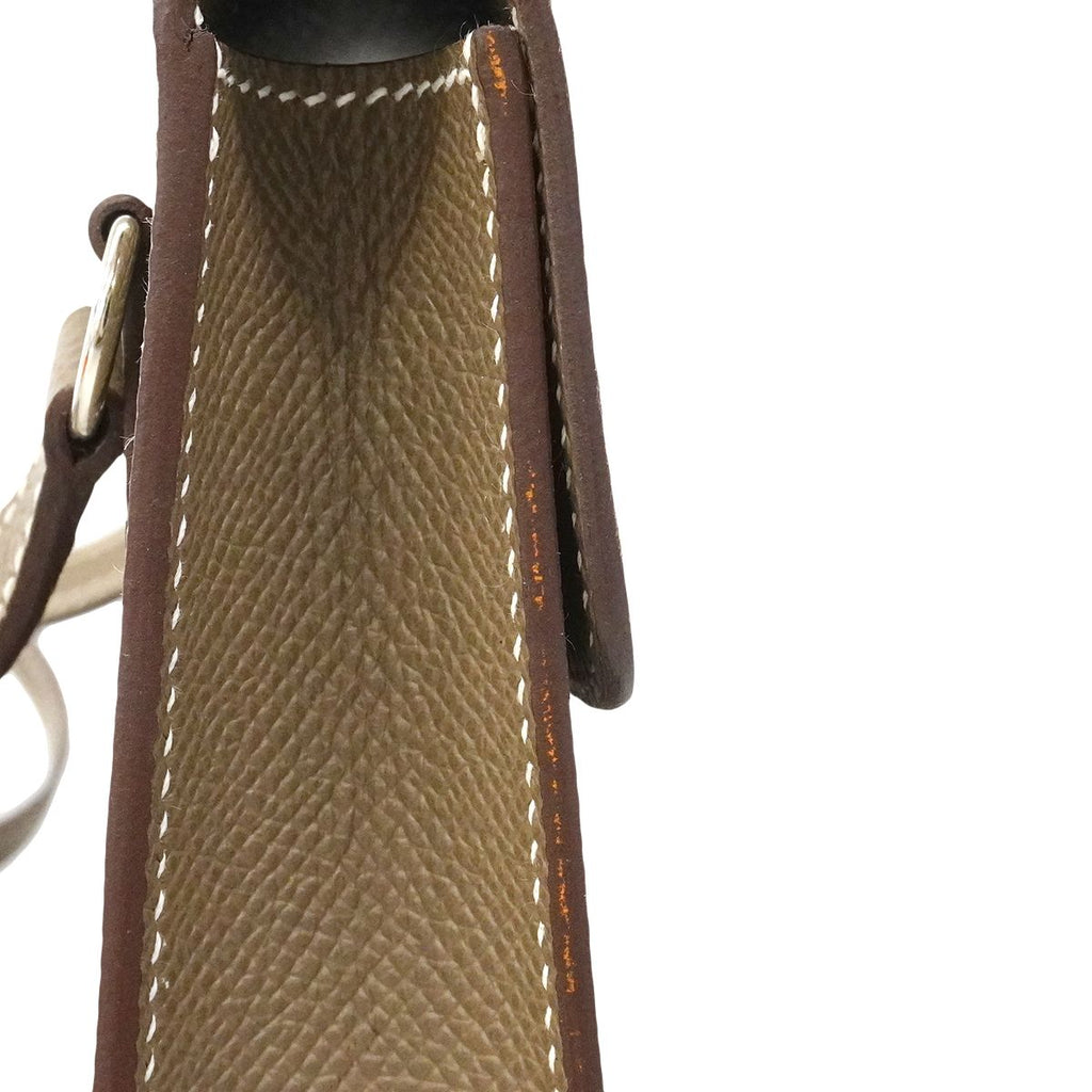 Hermes Shoulder Bag Naptoupe Veau Epsom Etoupe Silver — view 6