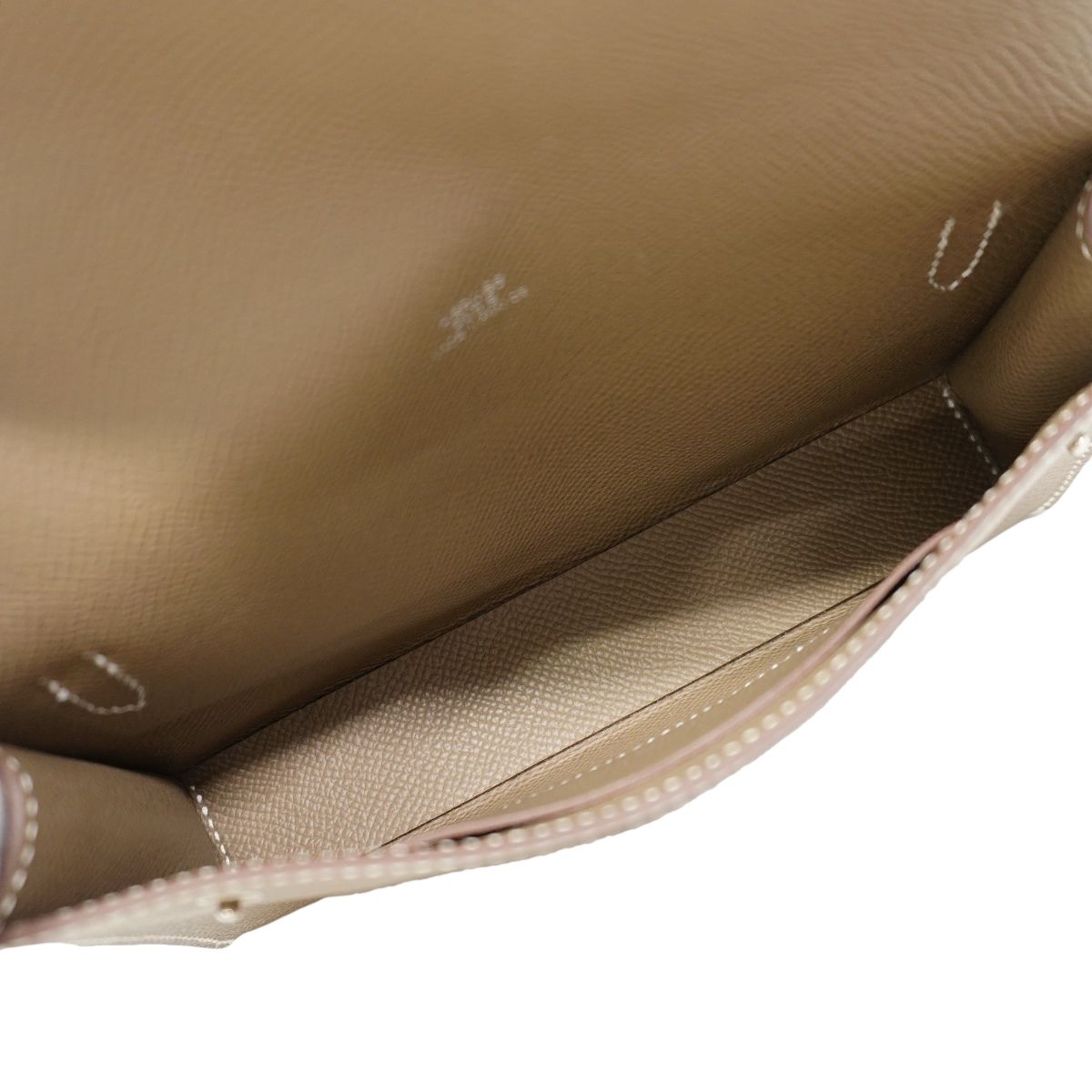 Hermes Shoulder Bag Naptoupe Veau Epsom Etoupe Silver — view 4