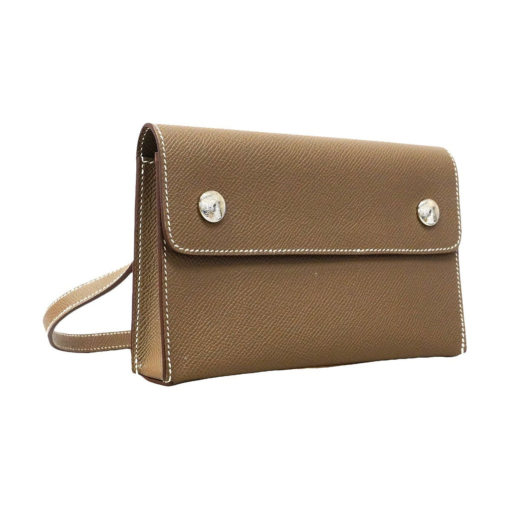 Hermes Shoulder Bag Naptoupe Veau Epsom Etoupe Silver — view 2