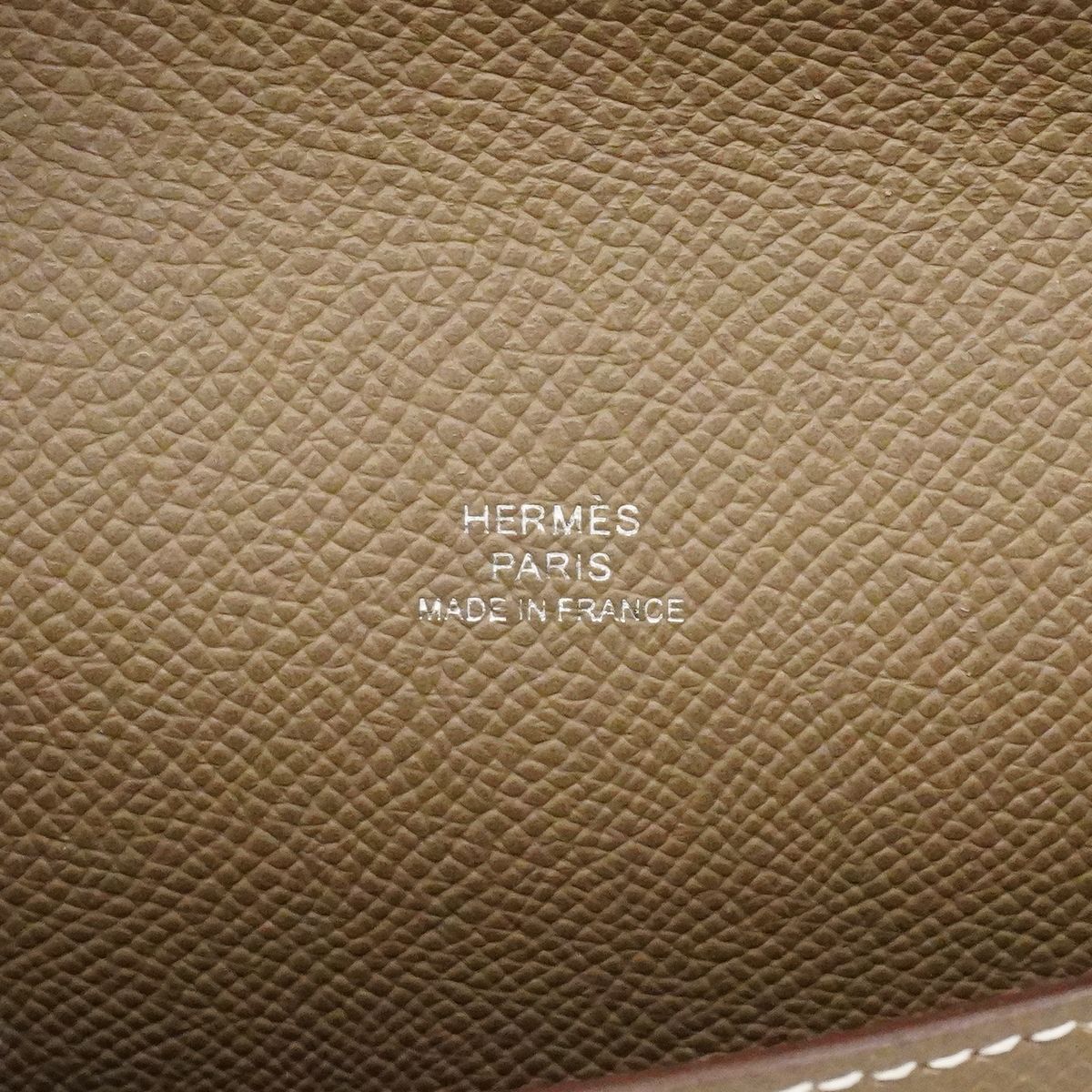 Hermes Shoulder Bag Naptoupe Veau Epsom Etoupe Silver — view 5