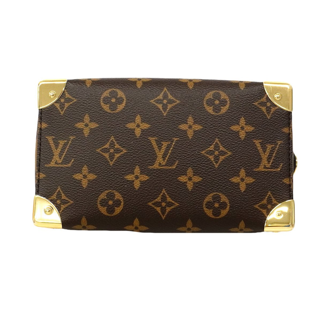 Louis Vuitton Handbag Monogram Reverse Speedy Trunk 20 Brown 2-Way — view 3
