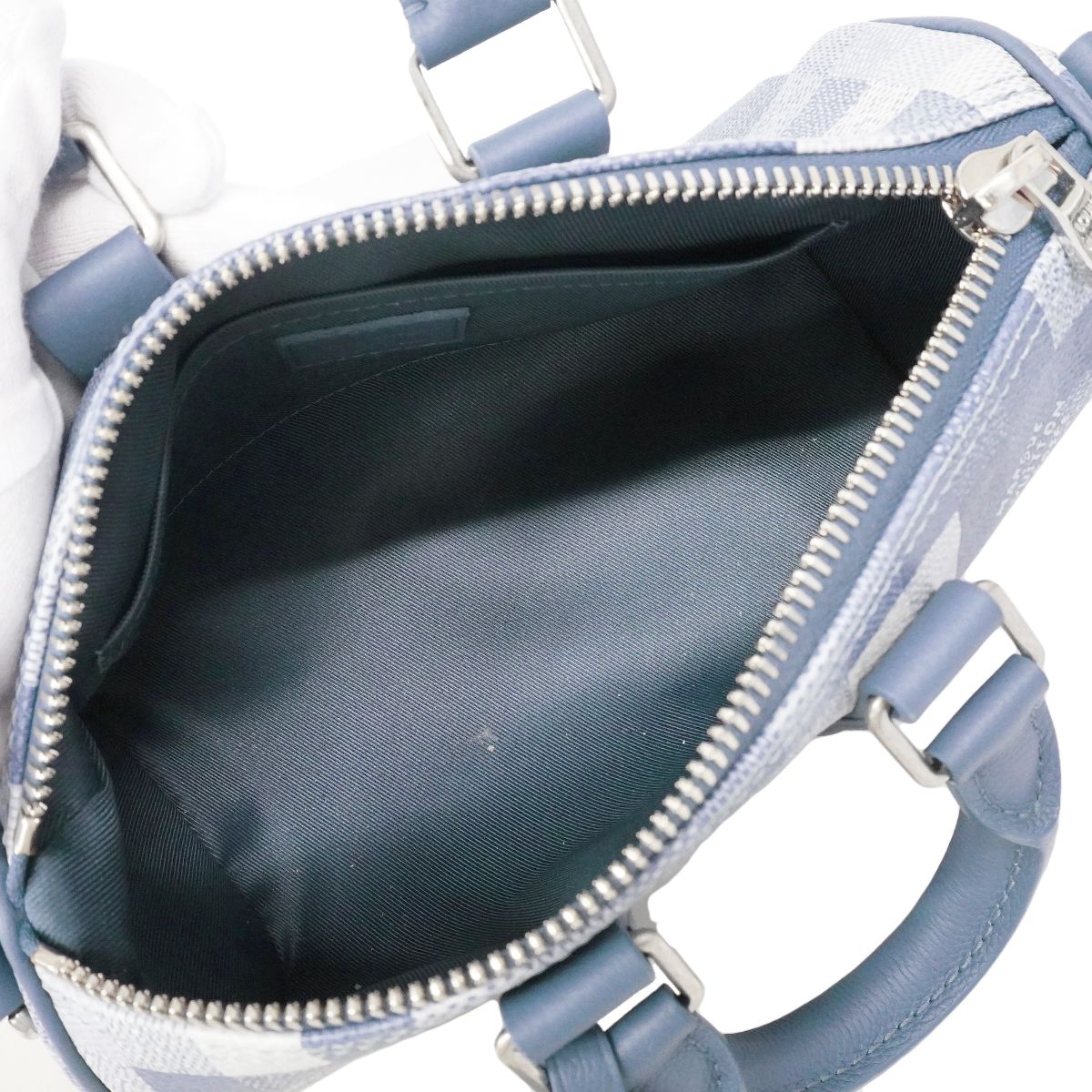 Louis Vuitton Handbag Damoflage Keepall Bandouliere 25 Indigo 2-Way — view 4