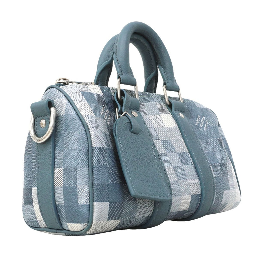 Louis Vuitton Handbag Damoflage Keepall Bandouliere 25 Indigo 2-Way — view 2