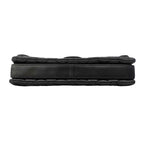 Chanel Shoulder Bag Quilted Lambskin Black Silver — view 3
