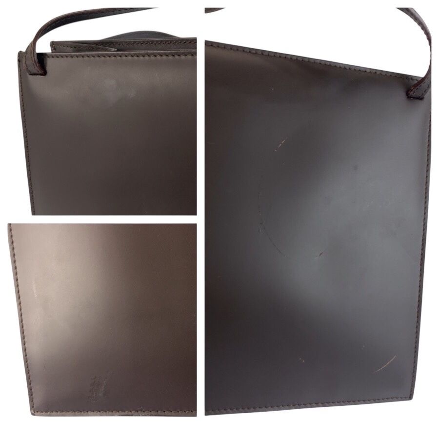 Gucci Double Pocket Brown Leather 001 Shoulder — view 5