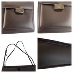 Gucci Double Pocket Brown Leather 001 Shoulder — view 6