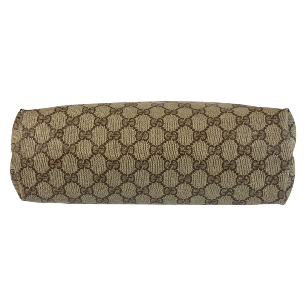 Gucci Vintage Sherry Line Beige GG Supreme Canvas Tote Shoulder — view 9