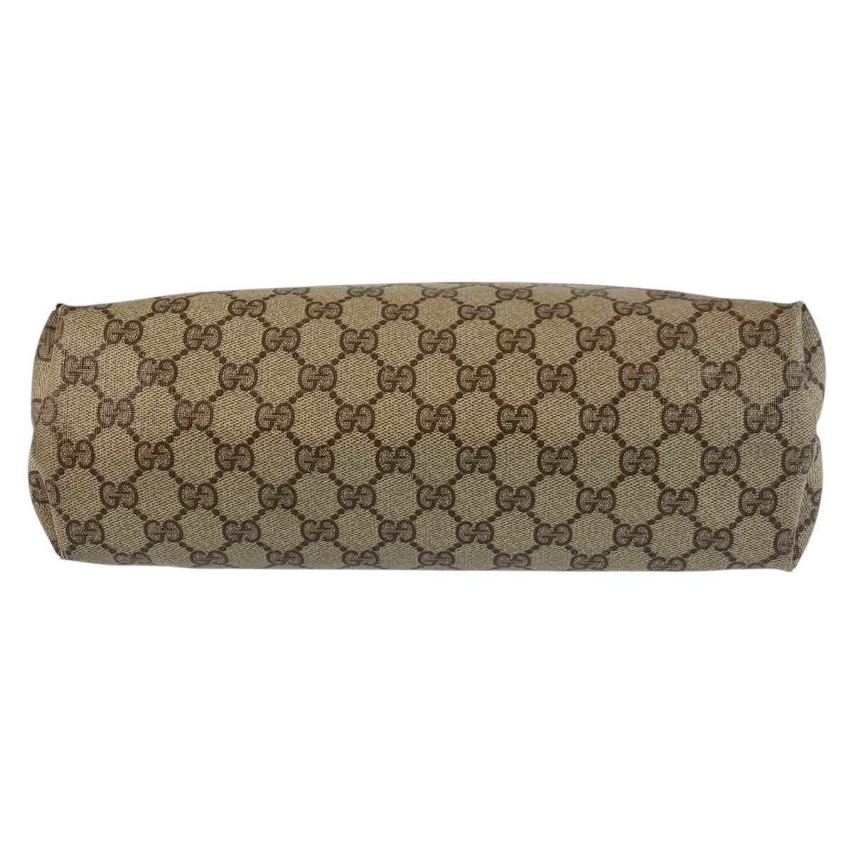 Gucci Vintage Sherry Line Beige GG Supreme Canvas Tote Shoulder — view 9