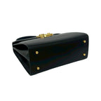 Gucci Vintage Ladylock Leather 2-Way Shoulder Bag Black — view 7