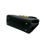 Gucci Vintage Ladylock Leather 2-Way Shoulder Bag Black — view 8