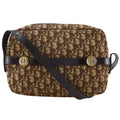 Dior Trotter Vintage Canvas Brown Shoulder Bag