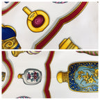 Hermes Carre 90 Pourvu Qu'on Ait L'ivresse Blue Silk Scarf — view 6