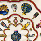 Hermes Carre 90 Pourvu Qu'on Ait L'ivresse Blue Silk Scarf — view 4