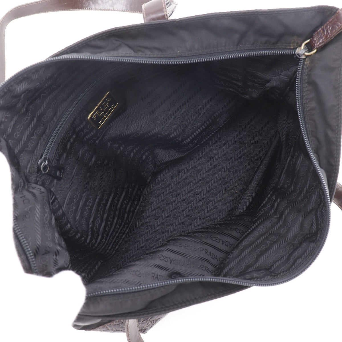 Prada Nylon Black Tote Bag — view 6