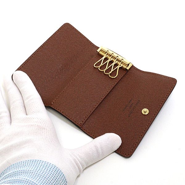 Louis Vuitton Key Case Multicles 4 Monogram Quadruple Strand Key Holder — view 6