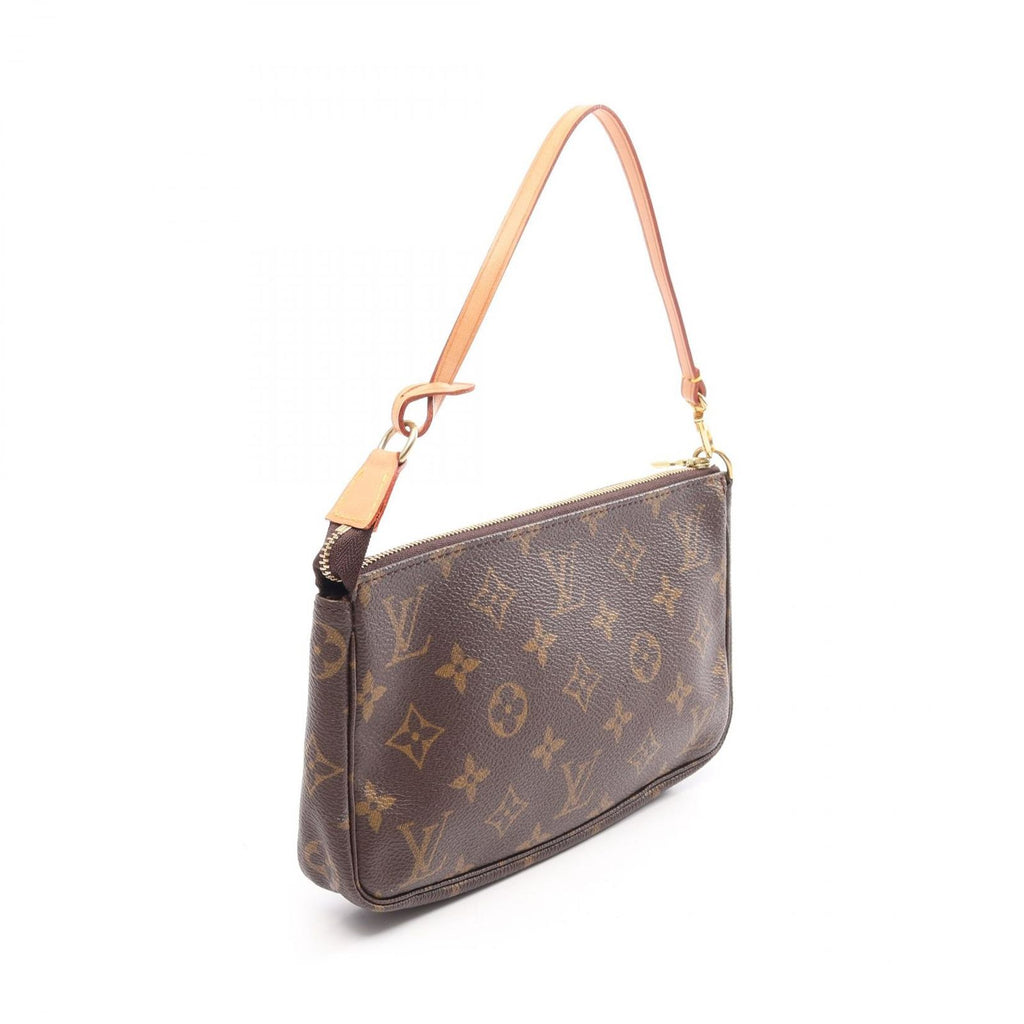 Louis Vuitton Handbag Pochette Monogram Canvas Leather — view 2