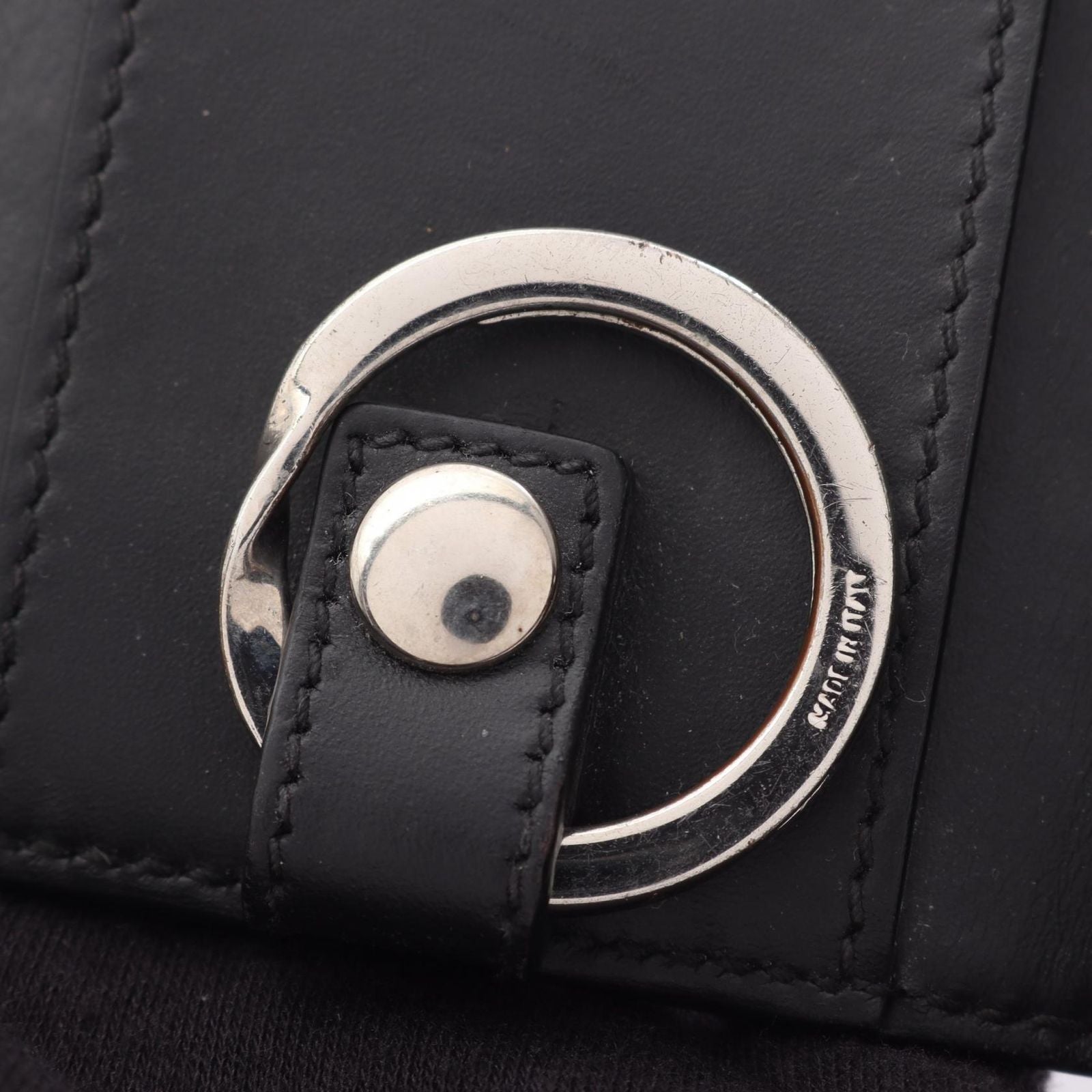 Gucci Key Case Guccissima 6 Rows Black Leather Guccissima Key Holder — view 6