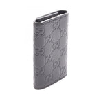 Gucci Key Case Guccissima 6 Rows Black Leather Guccissima Key Holder — view 2