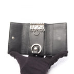 Gucci Key Case Guccissima 6 Rows Black Leather Guccissima Key Holder — view 3