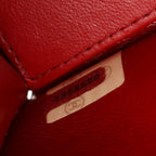 Chanel Shoulder Bag Quilted Red Navy Lambskin Bicolor Chain — view 5