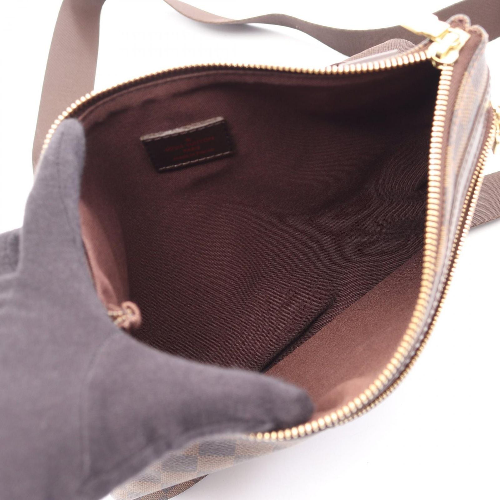 Louis Vuitton Shoulder Bag Pochette Canvas Leather Bosford — view 3