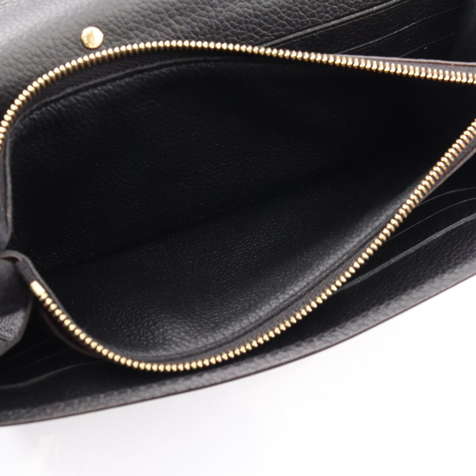 Louis Vuitton Bifold Wallet Portefeuille Pallas Monogram Noir Leather — view 7