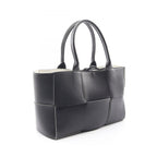 Bottega Veneta Tote Arco Maxi Intrecciato Black Leather Small — view 2