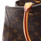 Louis Vuitton Tote Montaigne GM Canvas Leather — view 7