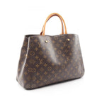 Louis Vuitton Tote Montaigne GM Canvas Leather — view 2