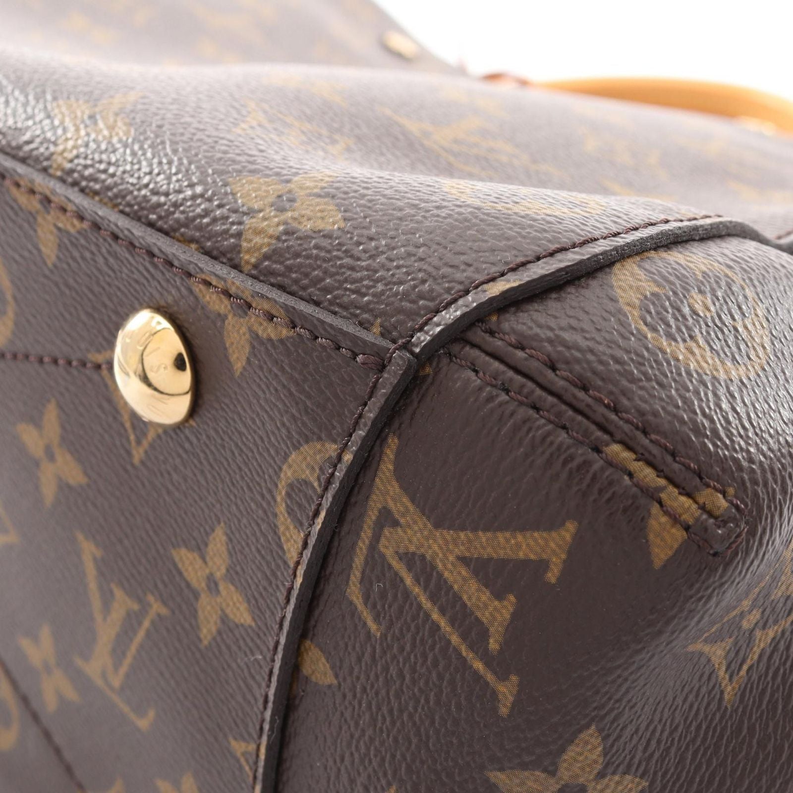 Louis Vuitton Tote Montaigne GM Canvas Leather — view 6