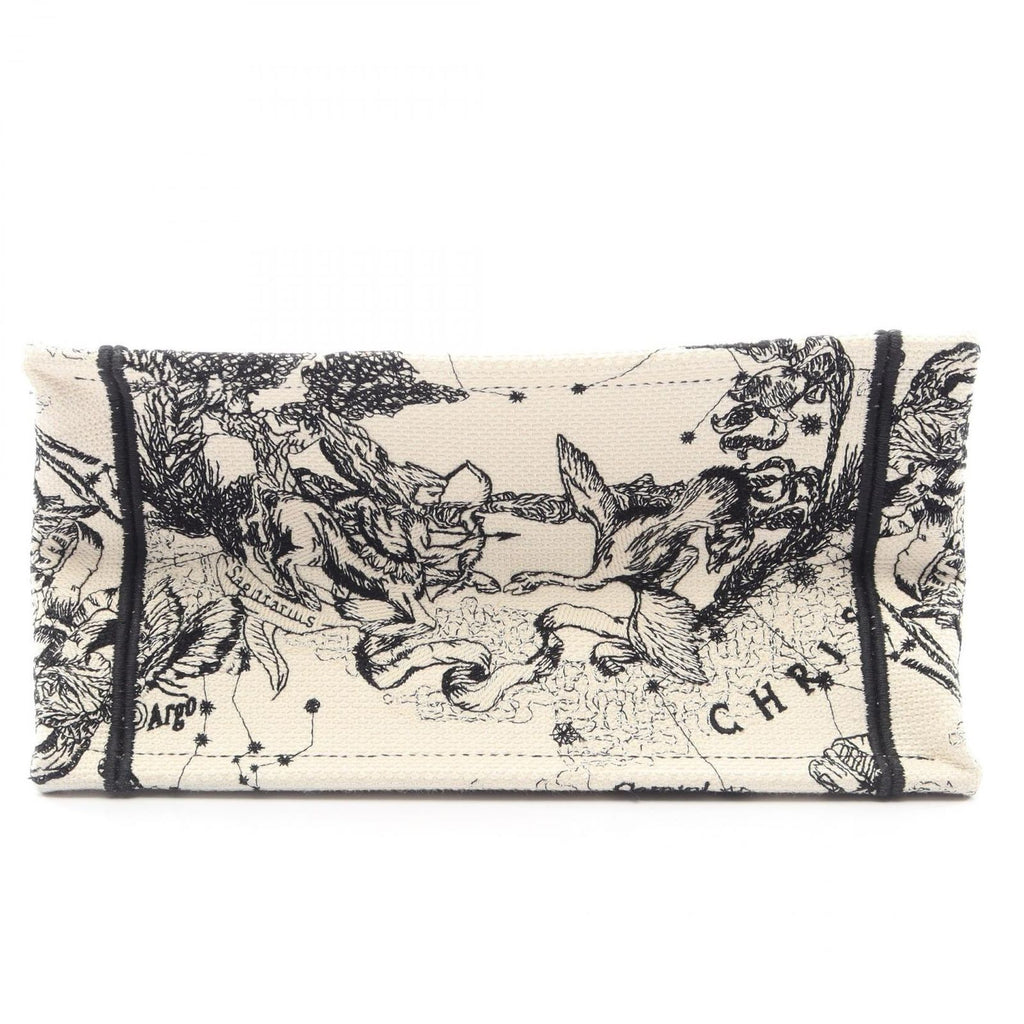 Dior Tote Book Small Zodiac White Black Canvas — view 5