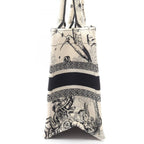 Dior Tote Book Small Zodiac White Black Canvas — view 7