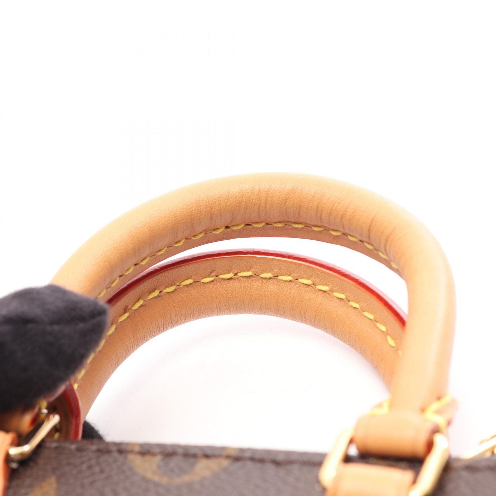 Louis Vuitton Handbag Petite Sac Plat 2-Way Canvas Leather