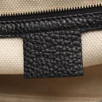 Gucci Shoulder Bag Soho Interlocking Black Leather Chain — view 4