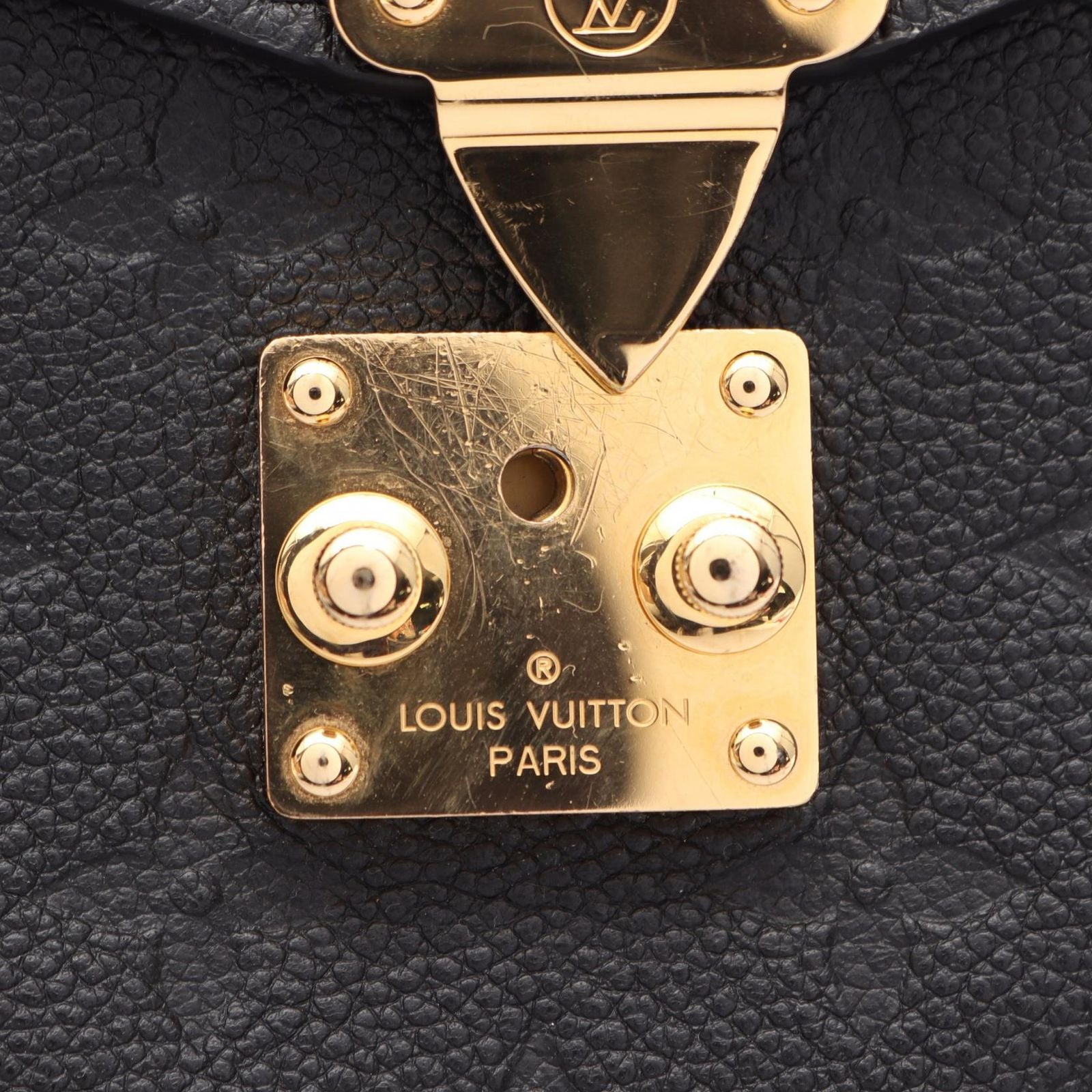 Louis Vuitton Handbag Pochette Metis MM 2-Way Noir Leather — view 7